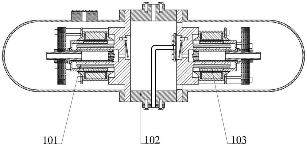 Refrigerator system using tiny moving-magnetic type series-connection double-stage linear compressor