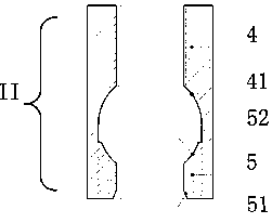 Double-ball-hinge steering connector of offset rod member