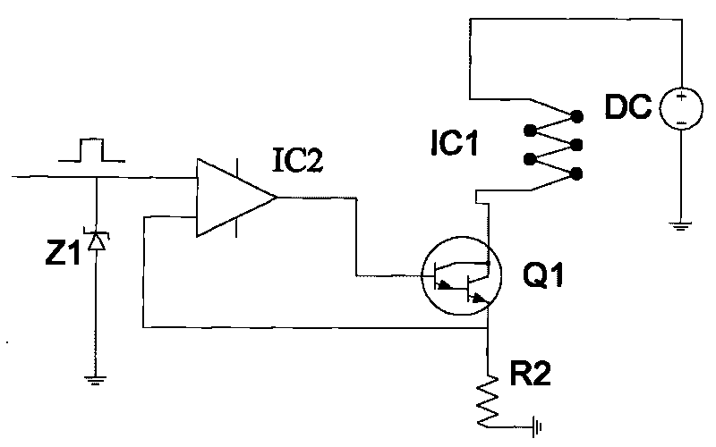 Infrared source circuit of carbon-sulfur determination analyzer