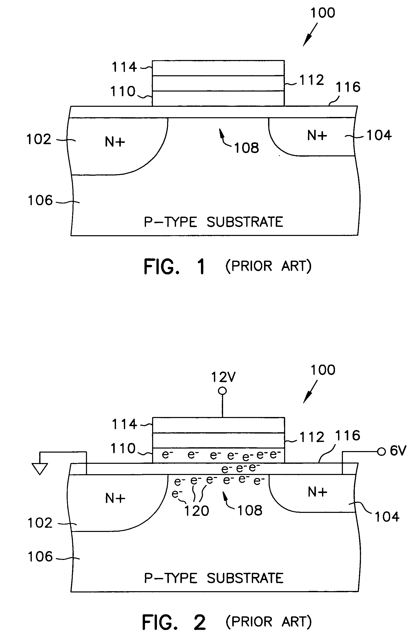 Transistor with nanocrystalline silicon gate structure