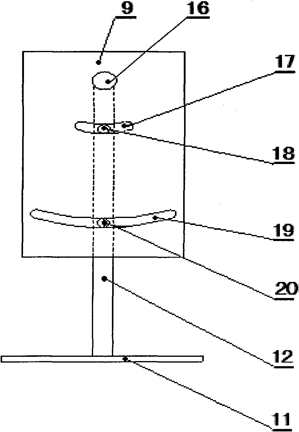 Cutter lifting mechanism of sugarcane combined harvester