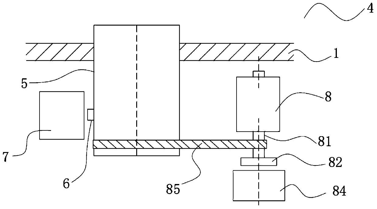 Space solar power station cell panel angle control structure