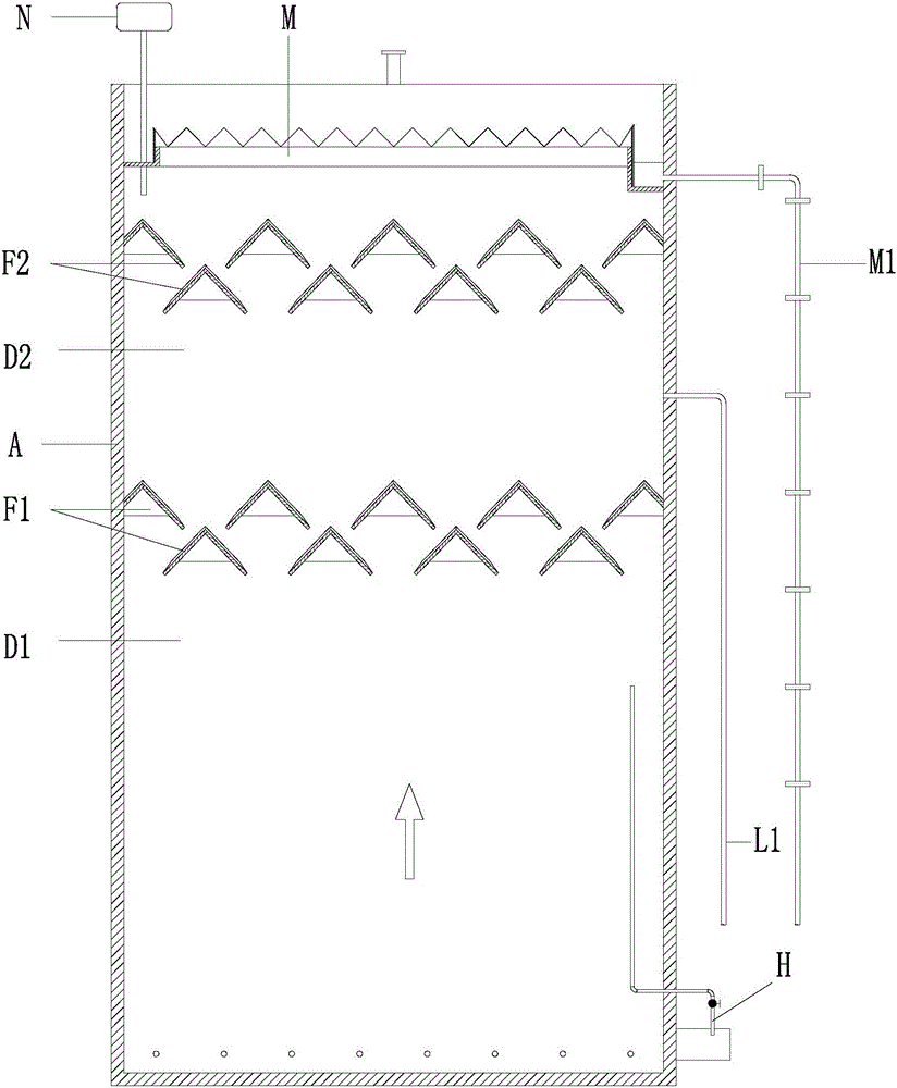 Efficient anaerobic bioreactor for treating leachate of waste incineration plant