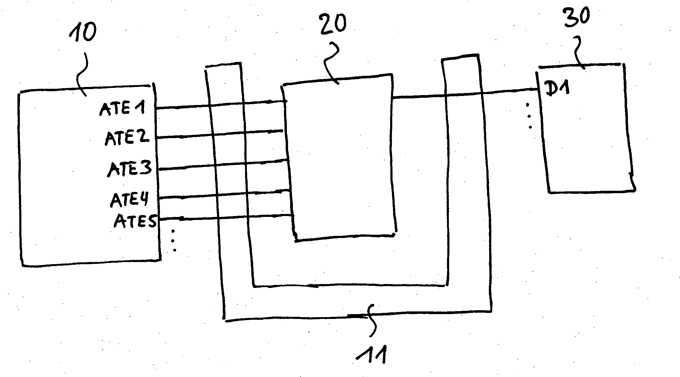 Pin coupler for an integrated circuit tester