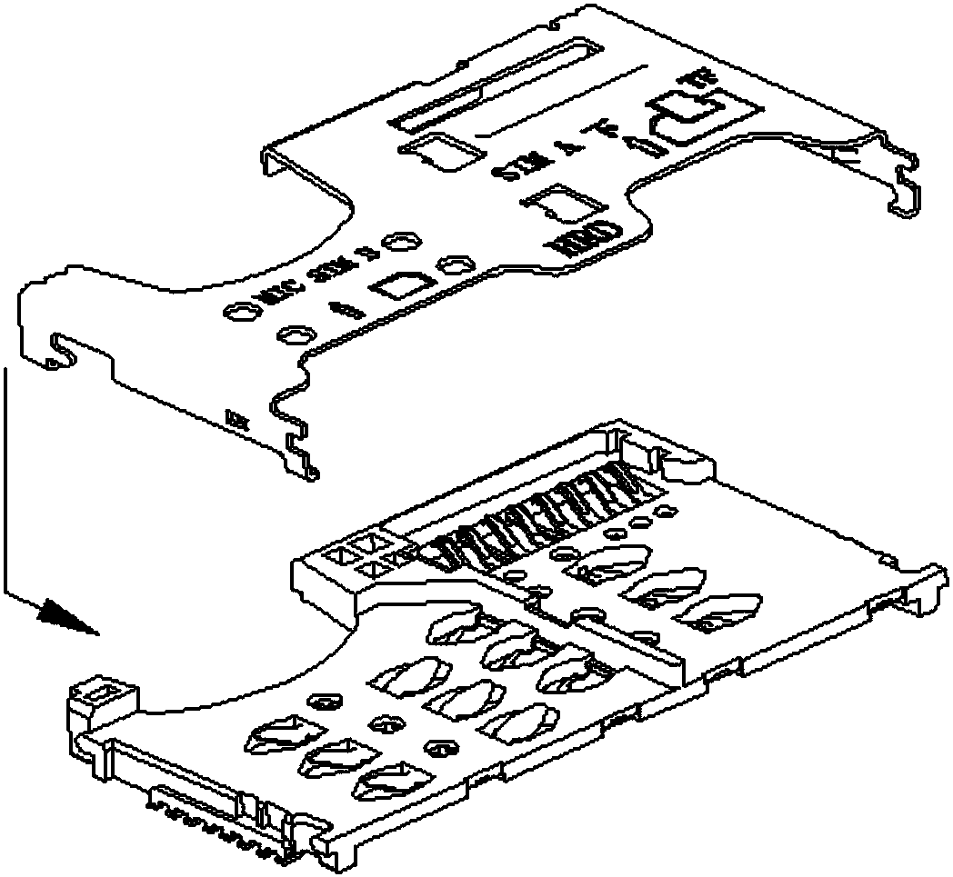 Automatic assembling and detecting equipment and process method for mobile phone card seat