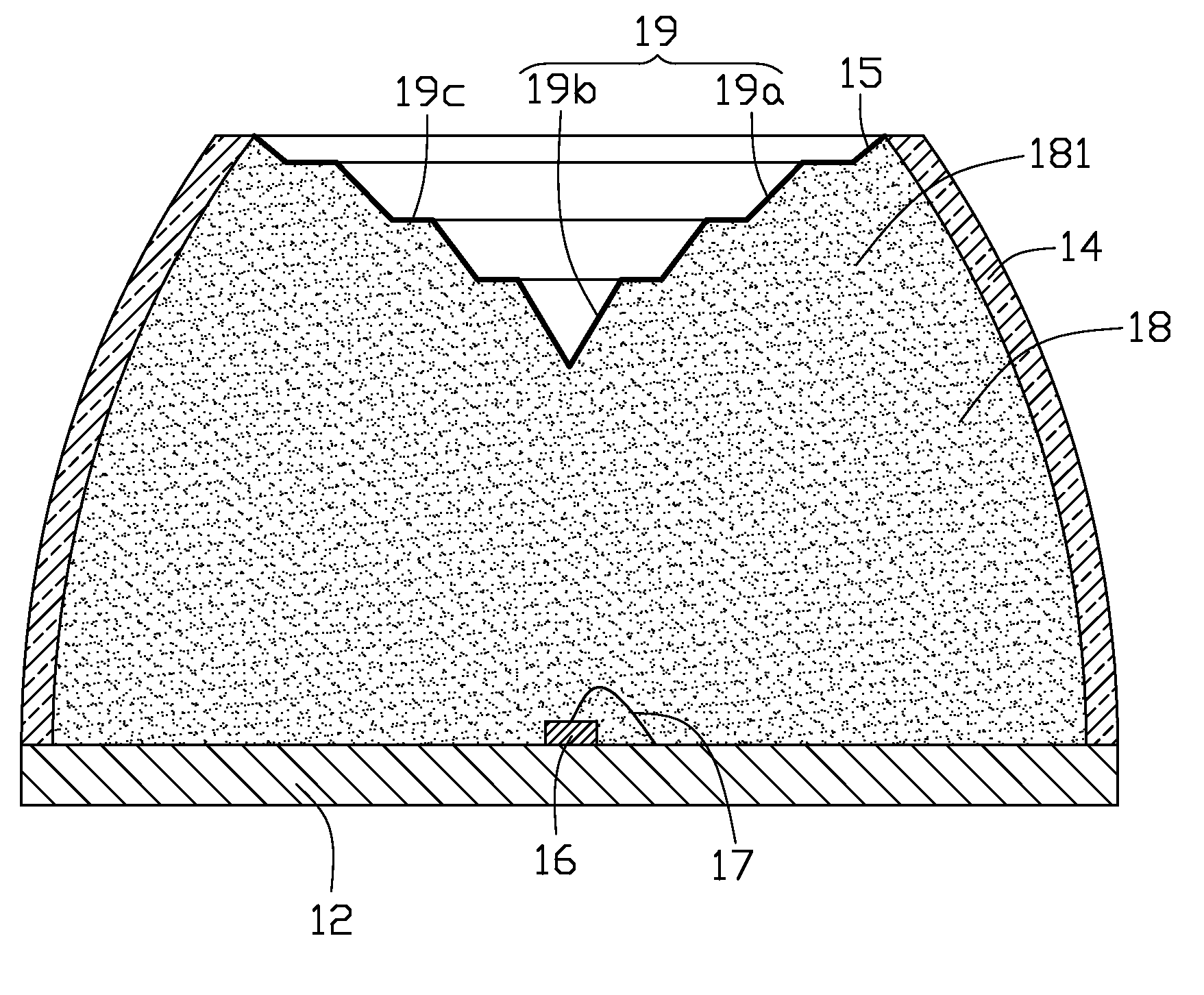 Side-view light emitting diode