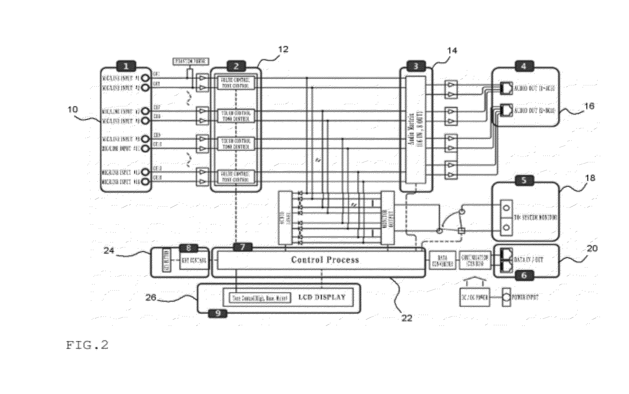 Multi-channel broadcasting system using digital matrix amplifier and method of controlling the same