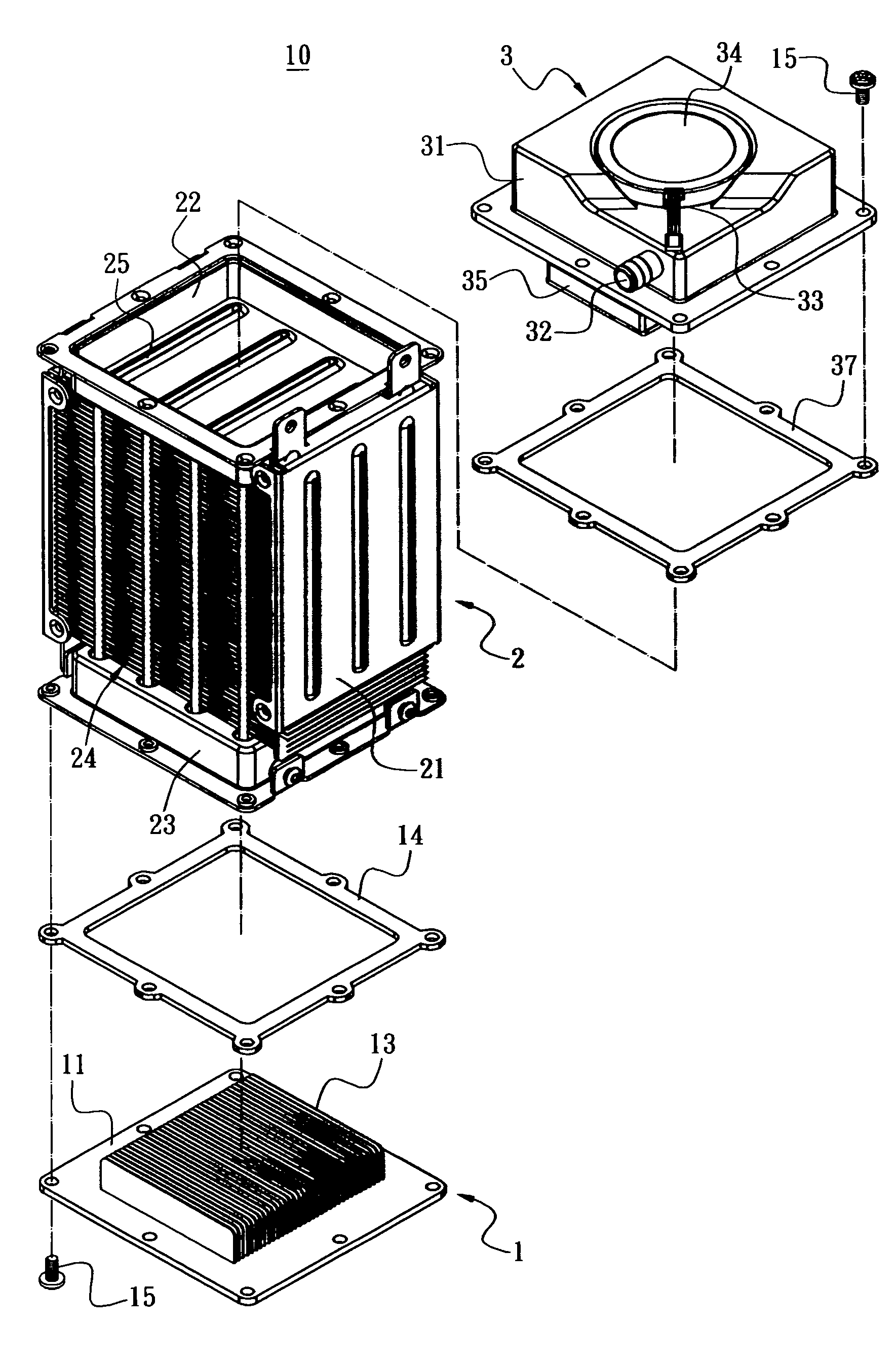 Liquid-cooling heat dissipation assembly