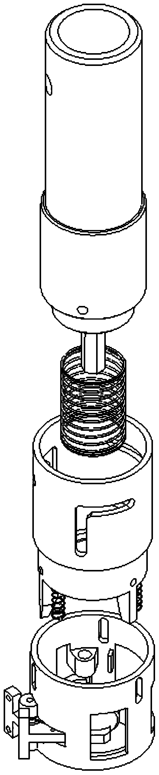 Remote bolt dismantling and automatic grabbing tool and using method thereof