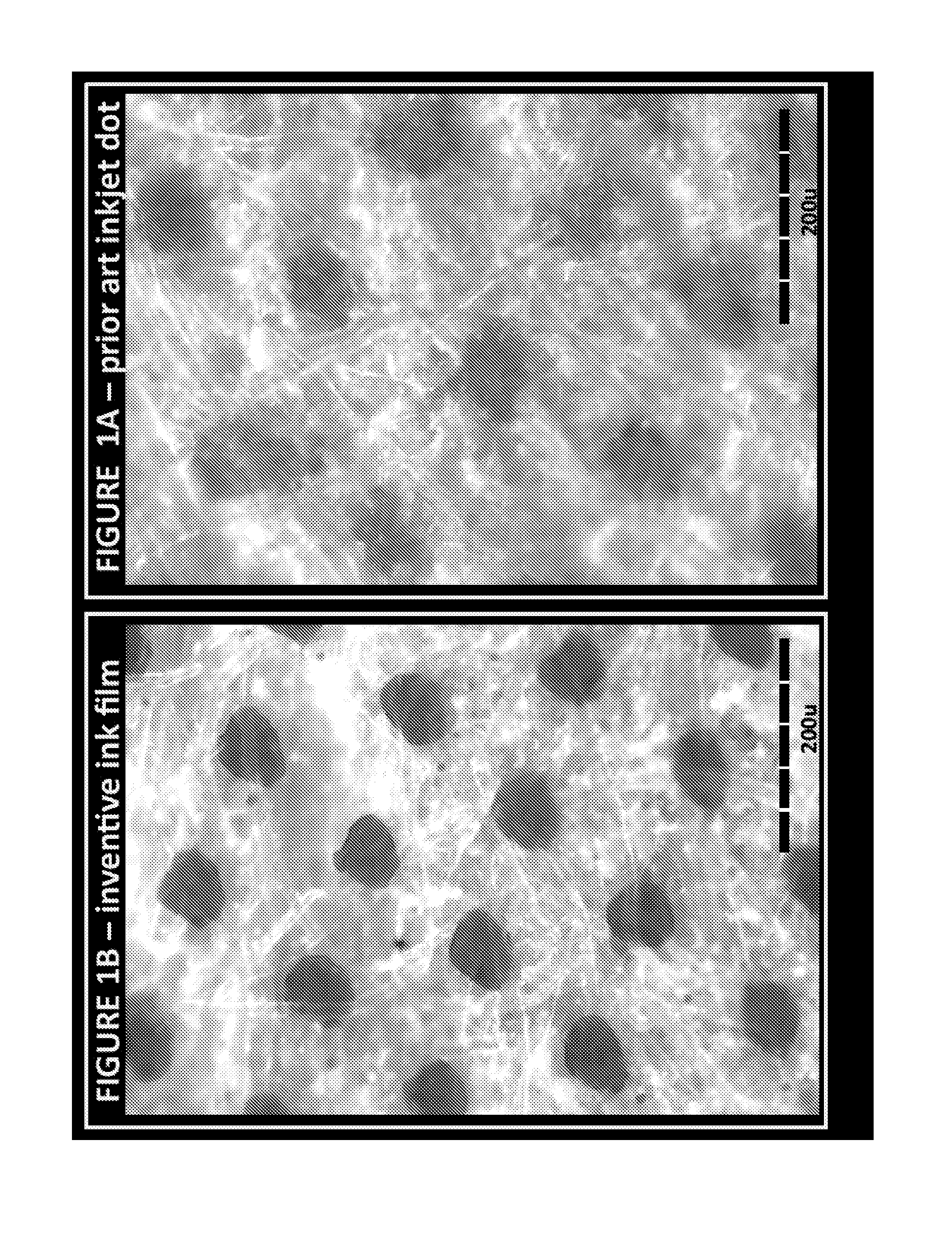 Ink film constructions