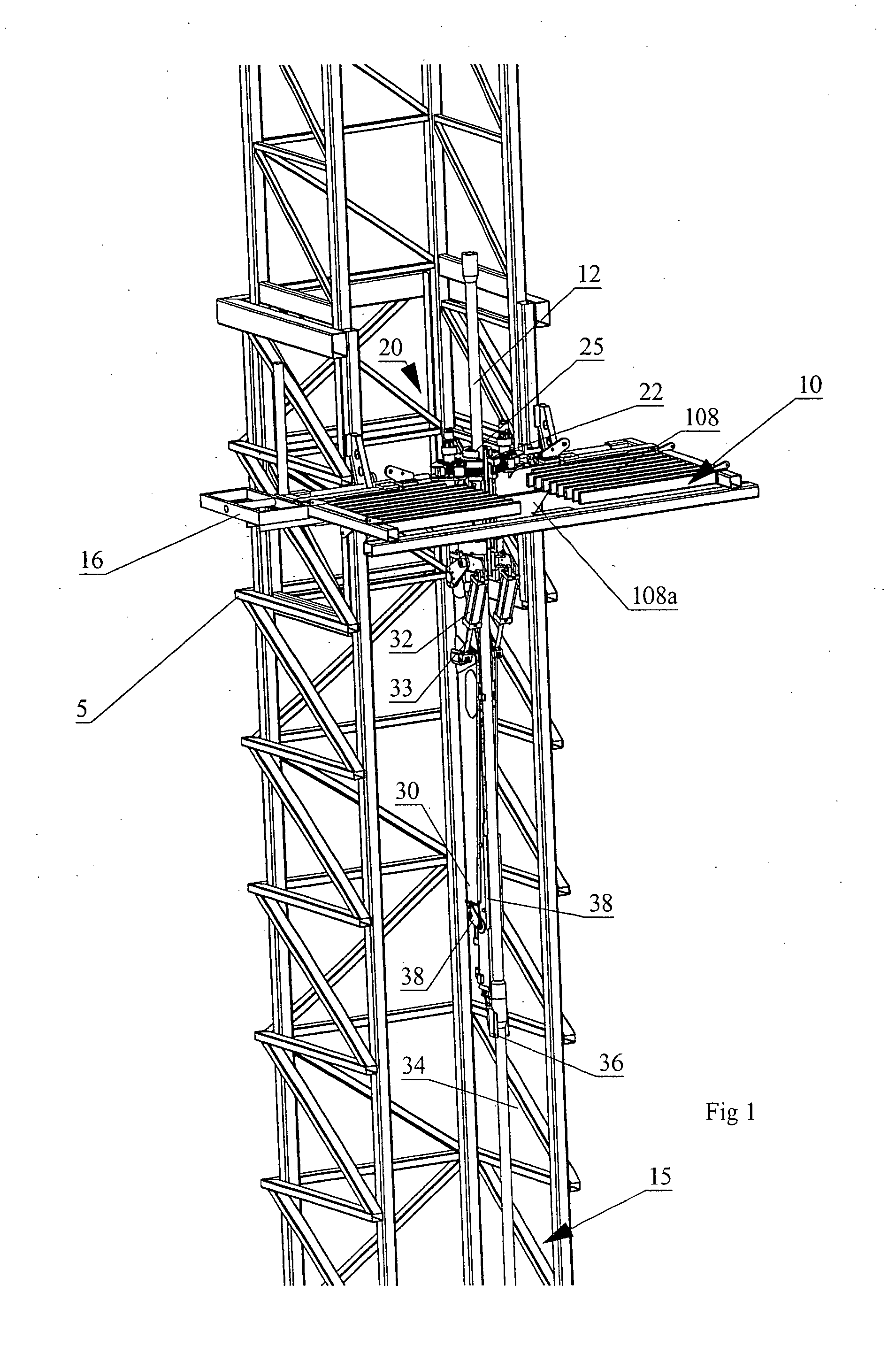 Apparatus for handling and racking pipes