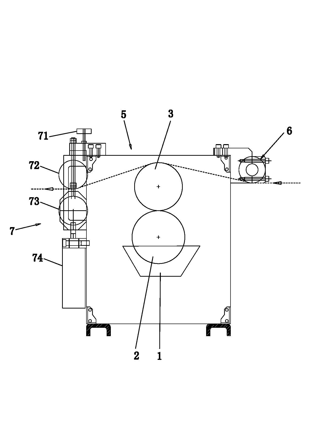 Back water-coating device