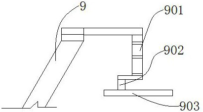 A ceramic tile screening and polishing integrated processing device