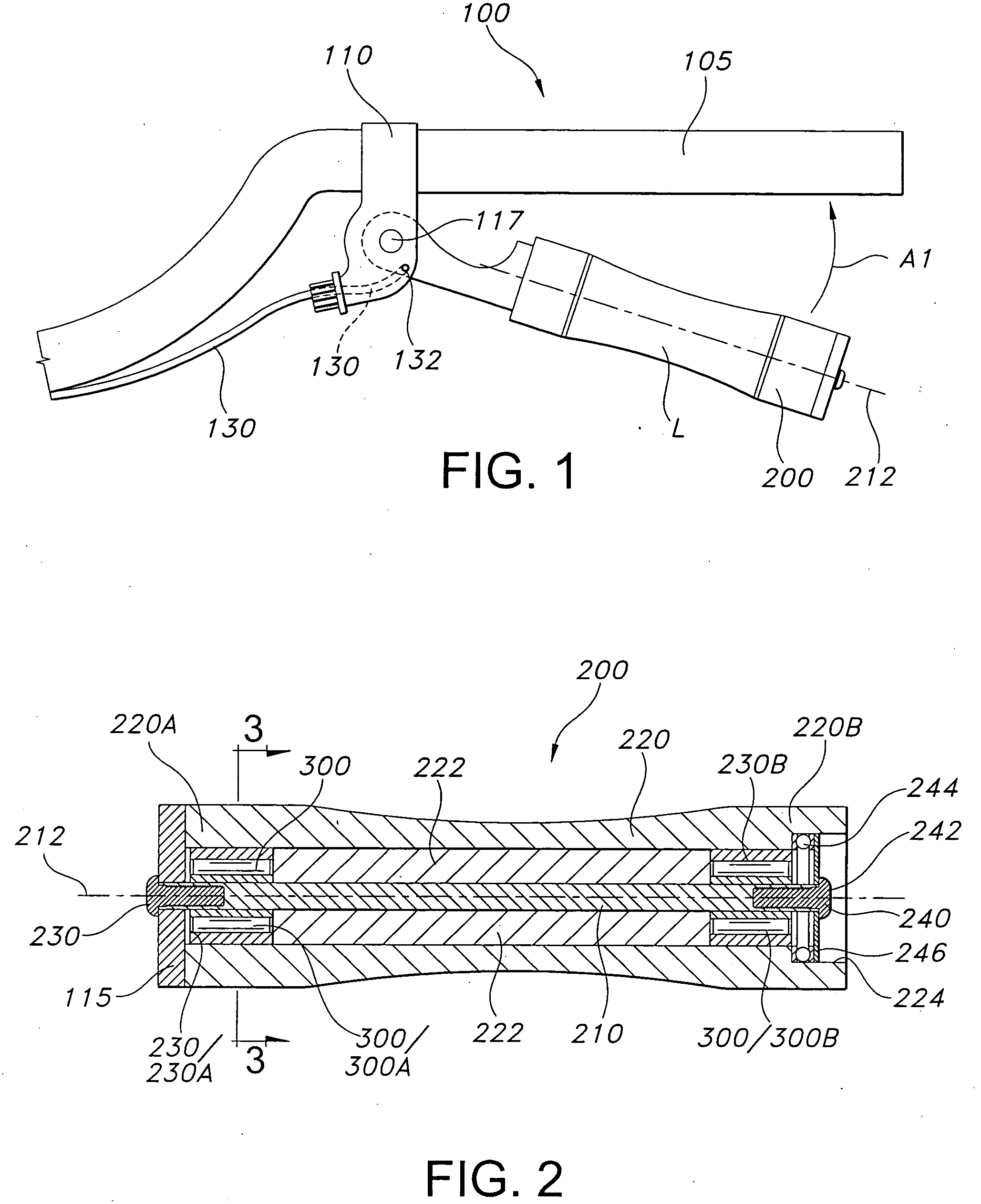 Actuation lever