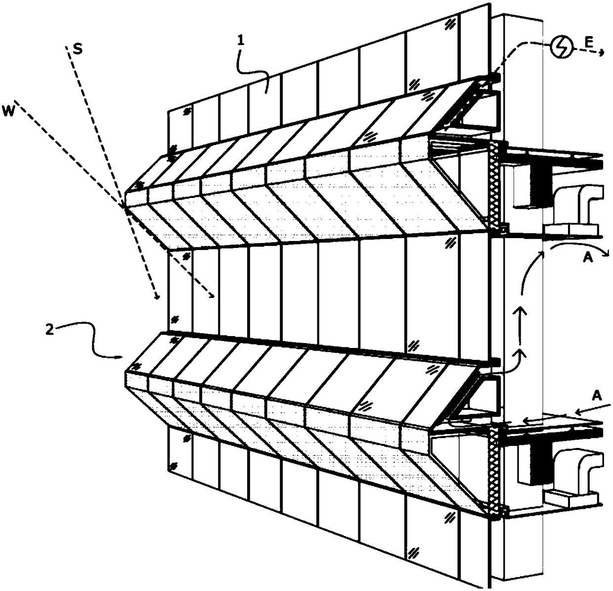 Solar wall