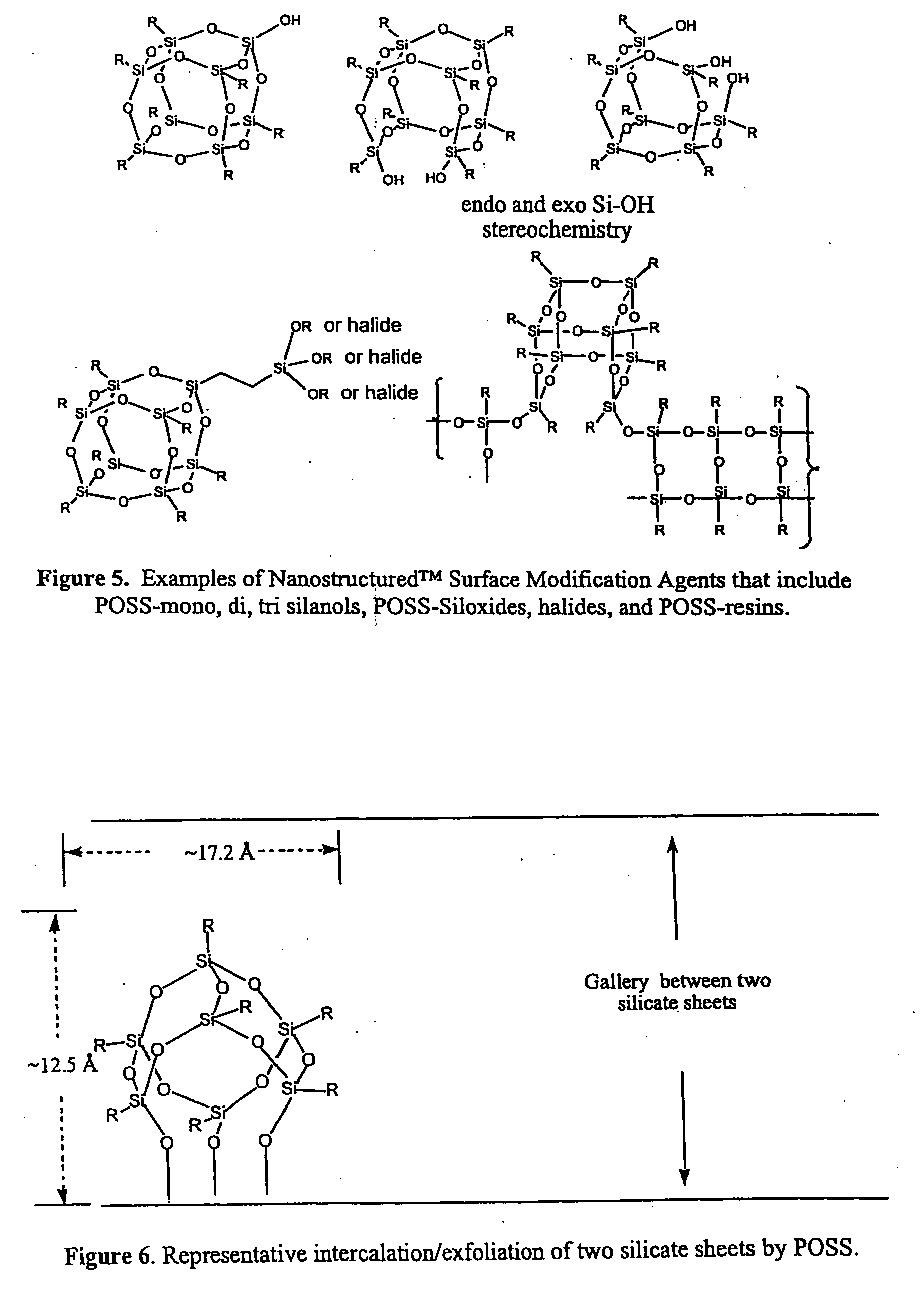 Surface modification with polyhedral oligomeric silsesquioxanes silanols