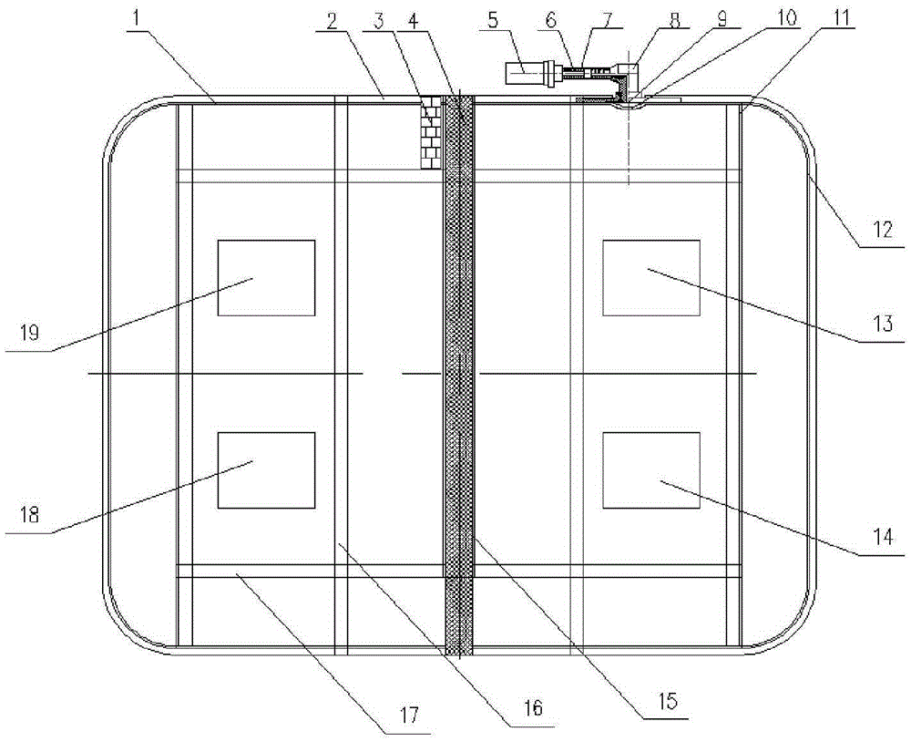 Space station drinking water soft storage tank