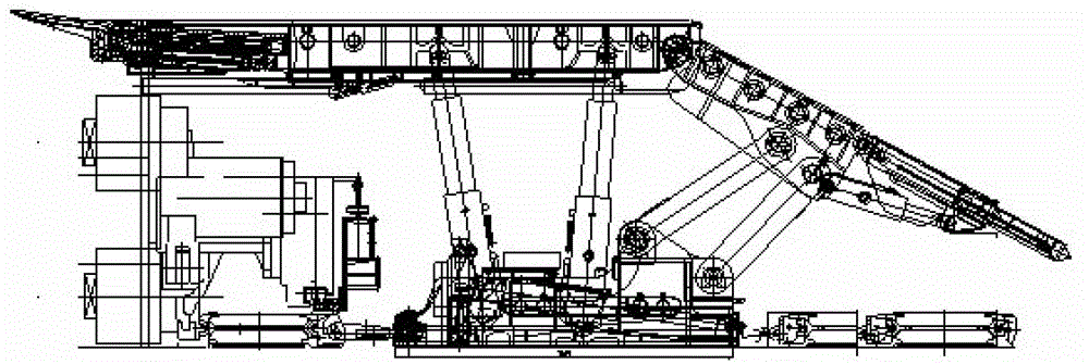 Heavy large-mining-height full-protection large-dip-angle long-wall fully mechanized caving face automatic control supporting equipment