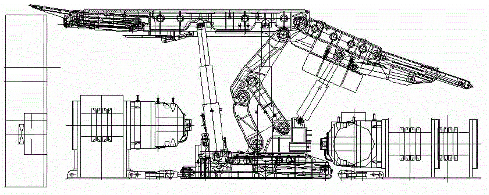 Heavy large-mining-height full-protection large-dip-angle long-wall fully mechanized caving face automatic control supporting equipment