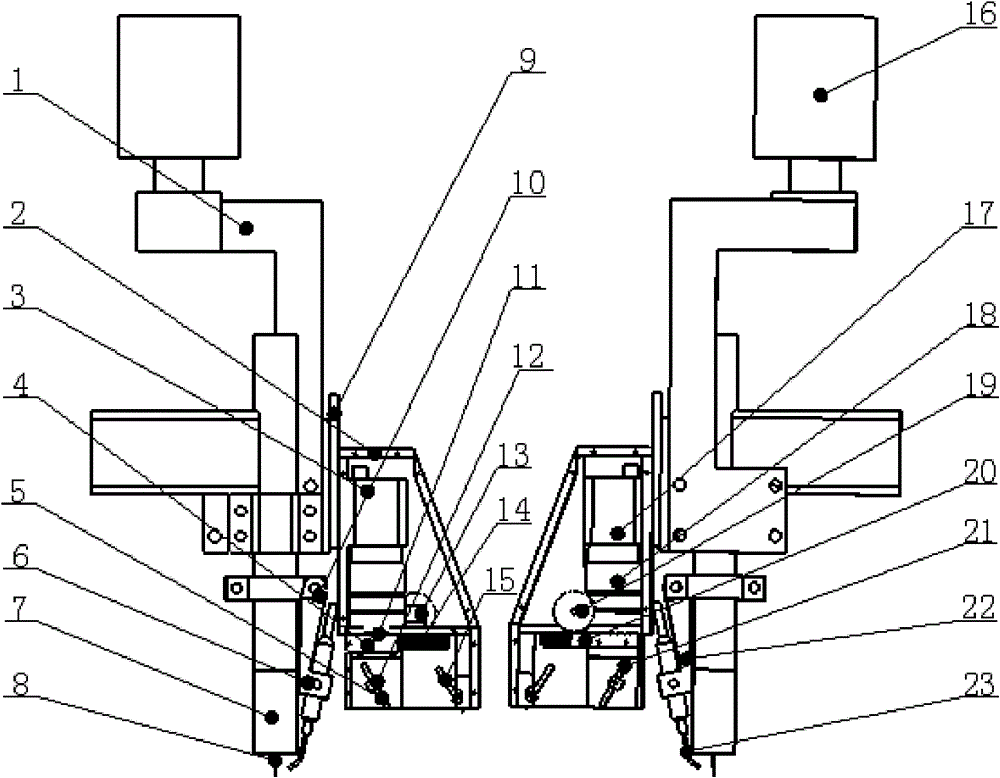 Passive visual sensor based on weld automatic tracking of welding robot