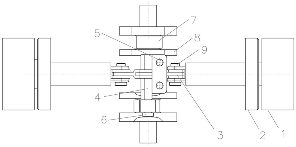 A horizontally opposed engine with coaxially arranged cylinders