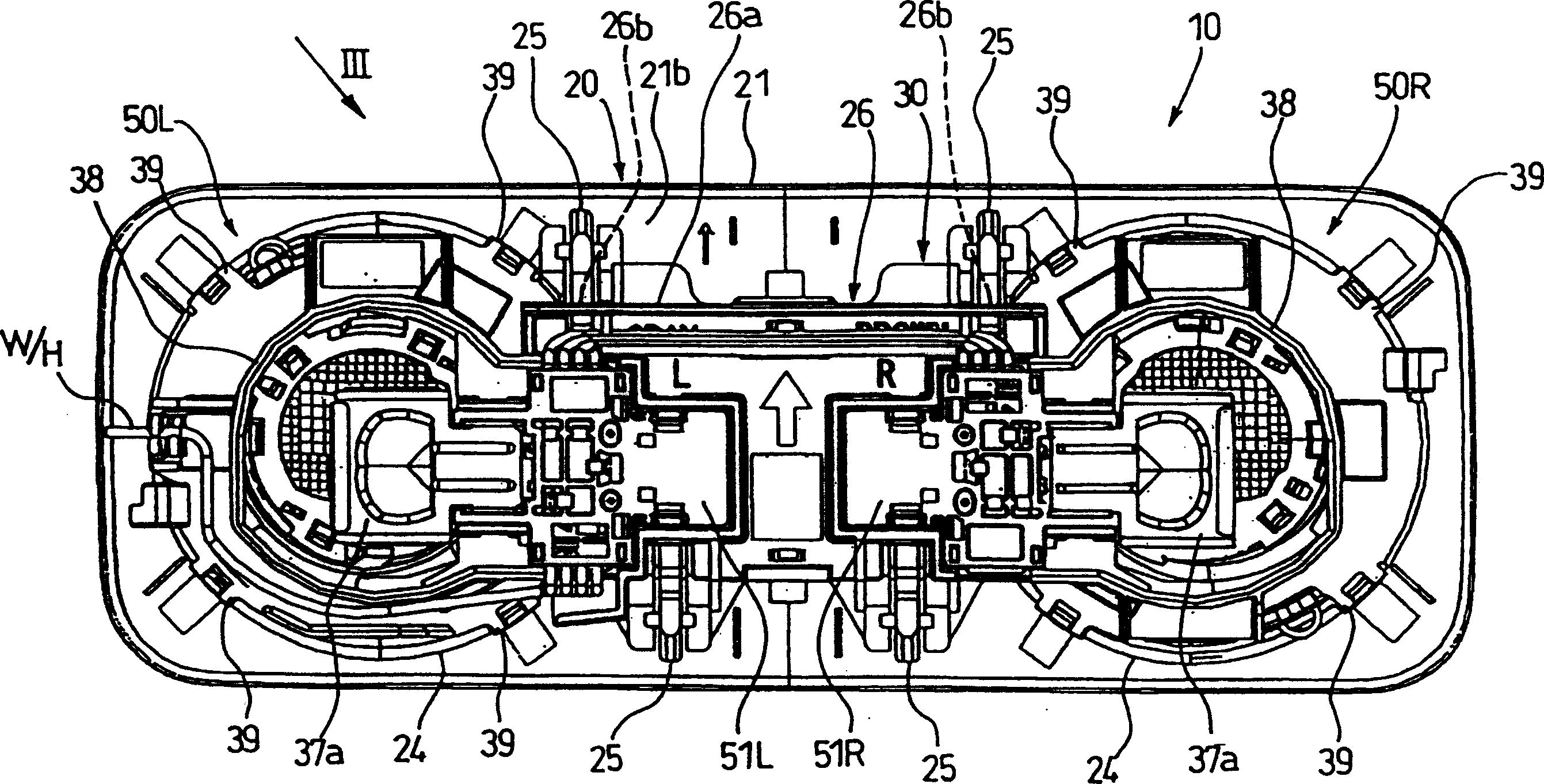 Internal illuminating lamp