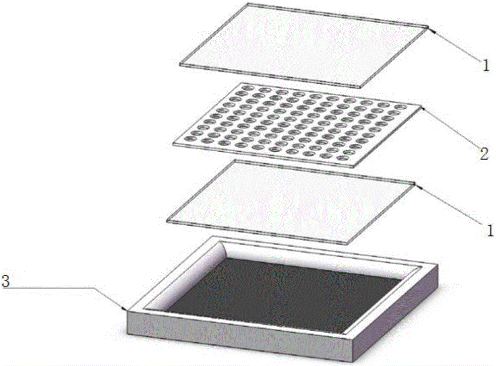 Multispectral chip based on meta-surface narrow-band filtering and preparation method thereof