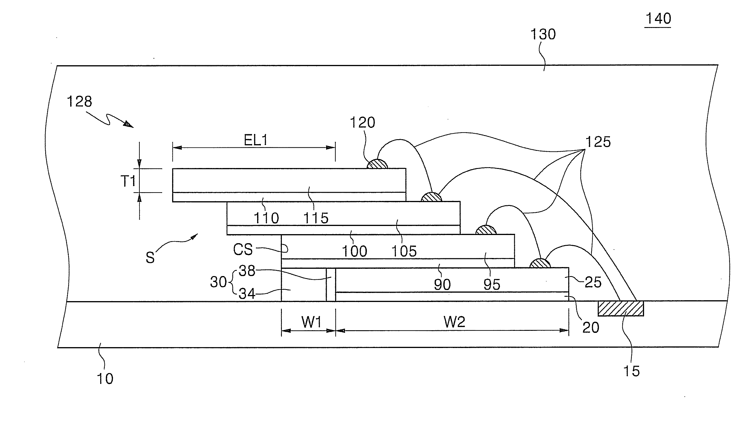 Semiconductor package, semiconductor package structure including the semiconductor package, and mobile phone including the semiconductor package structure