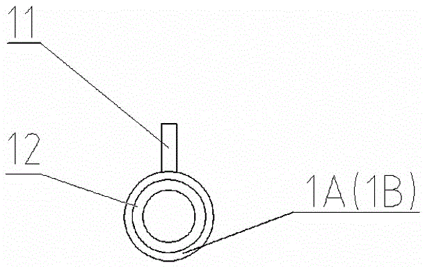 A double-roll lifting device suitable for multi-roll rolling mill