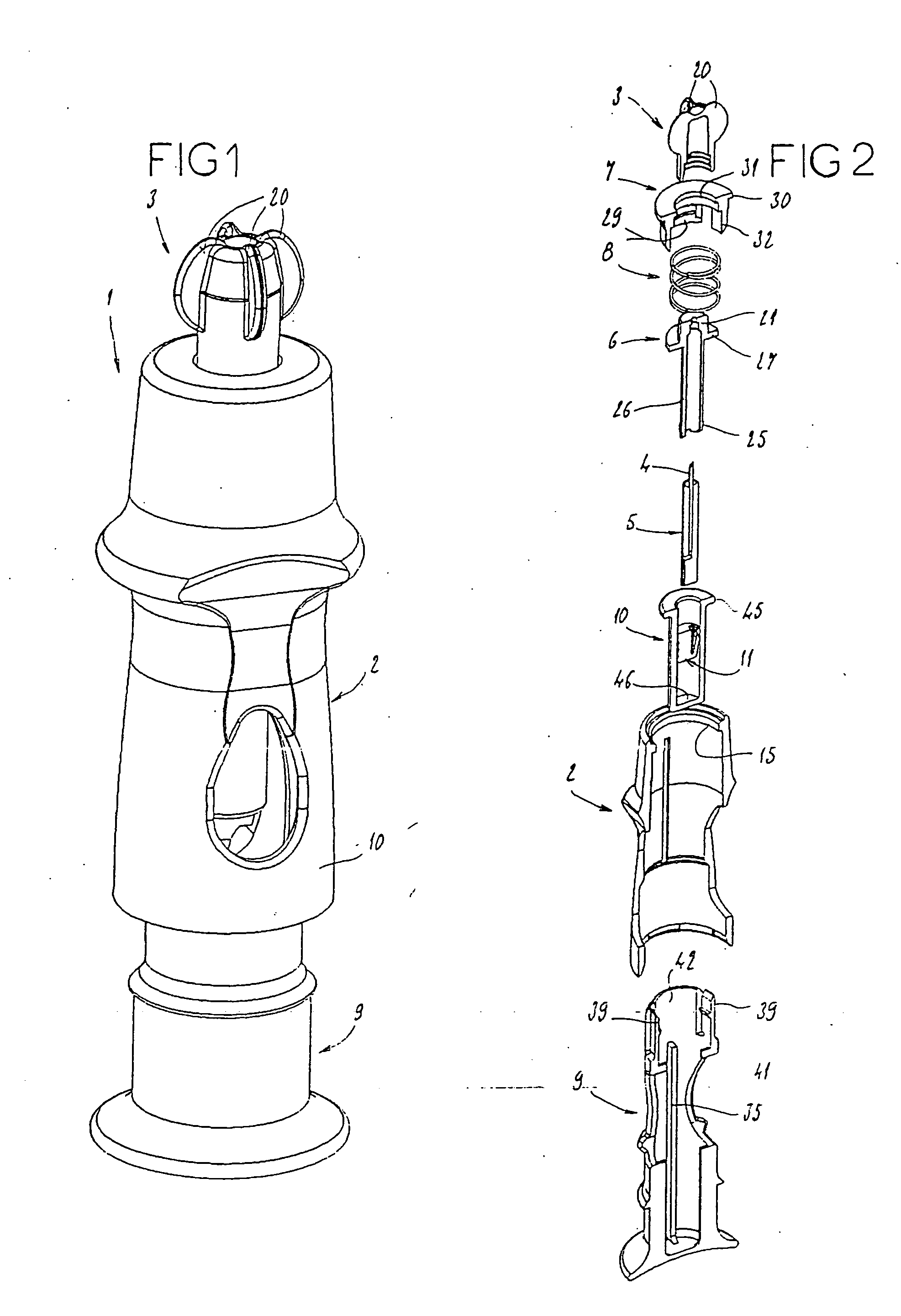 Device for injecting a product, in particular for medical use