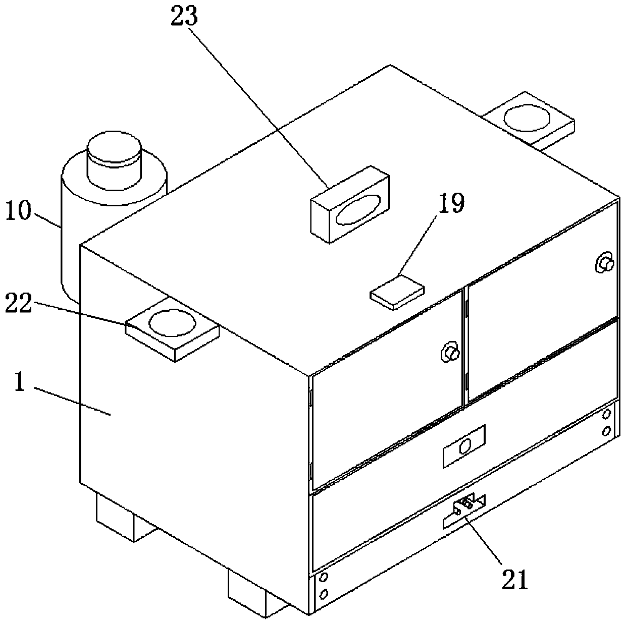 Vehicle-mounted medical sample storage box