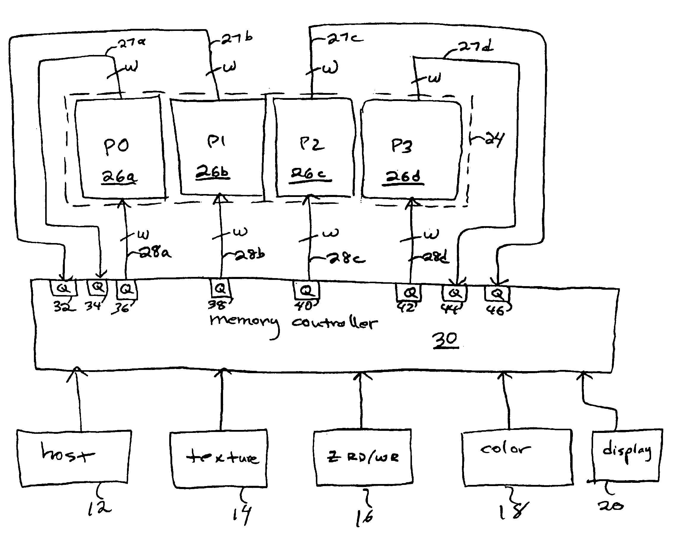 Controller for a memory system having multiple partitions