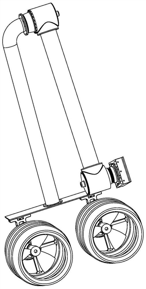 Underwater robot applied to bridge pier maintenance and maintenance method thereof