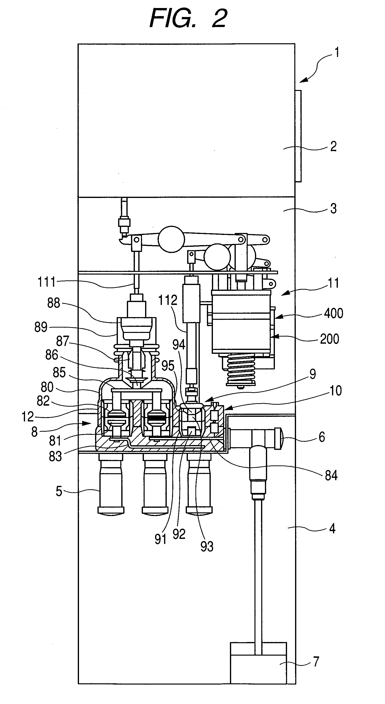 Vacuum insulated switchgear