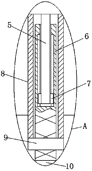 Sludge hopper anti-blocking device for sludge drying treatment