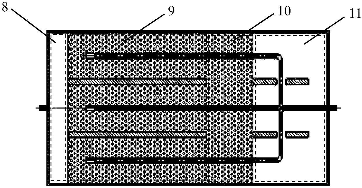 Plate type loop heat pipe evaporator