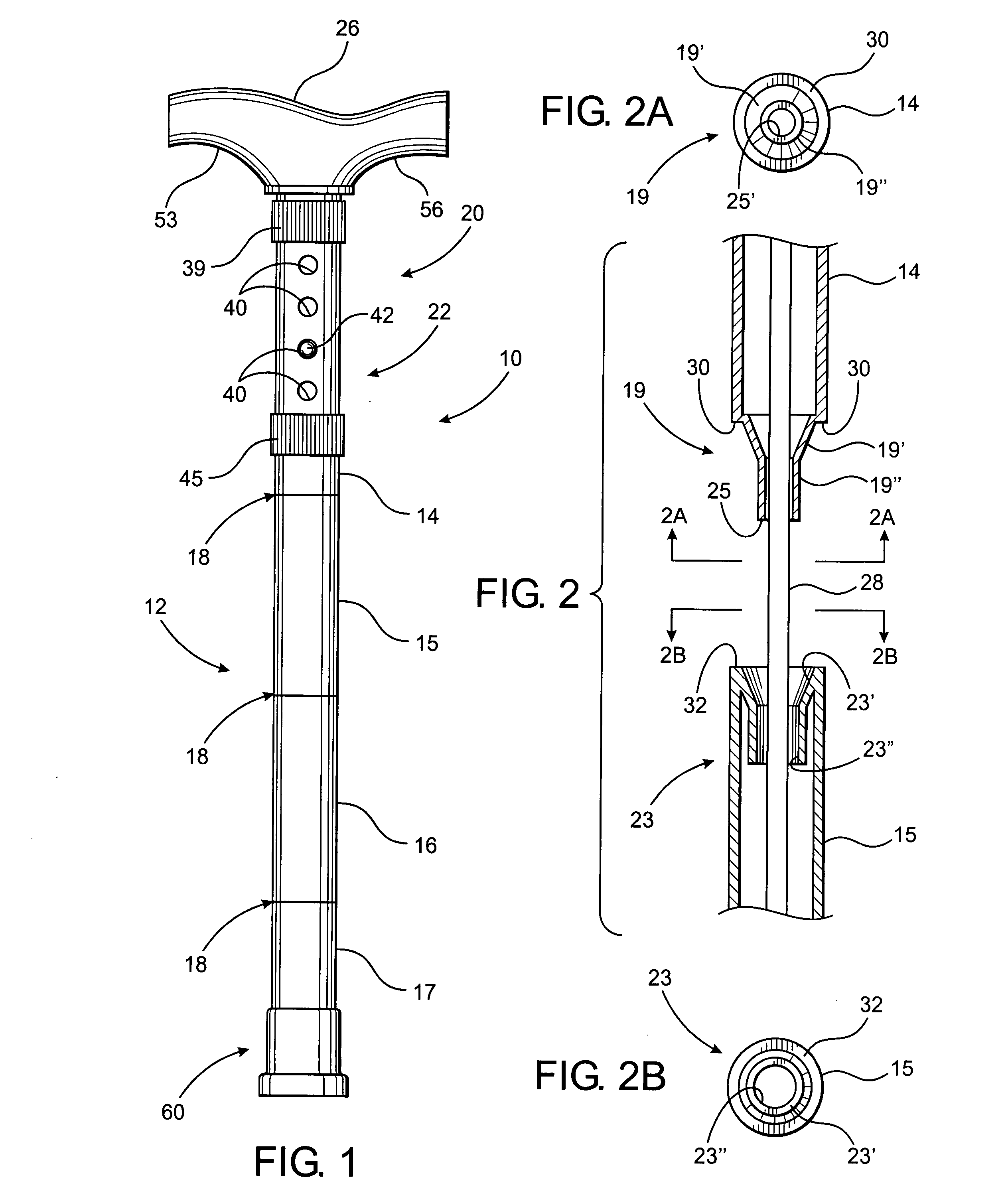 Walking cane assembly