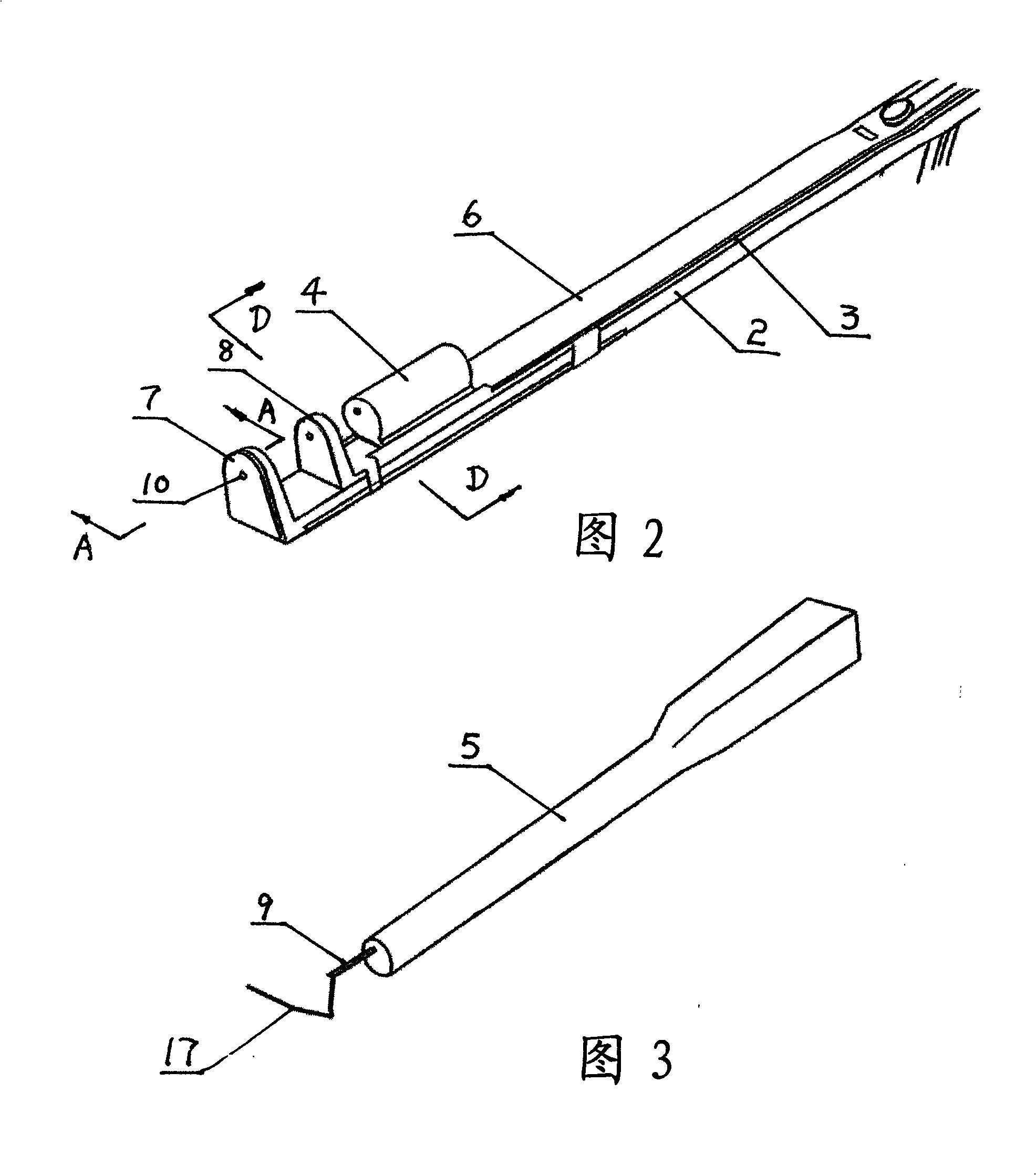 Suture device for pharyngeal operation