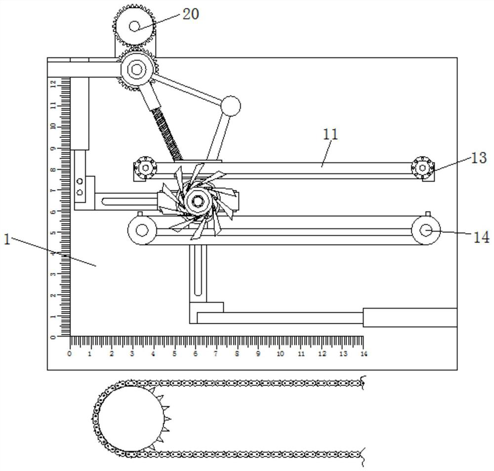 High-precision table leg cutting machining device