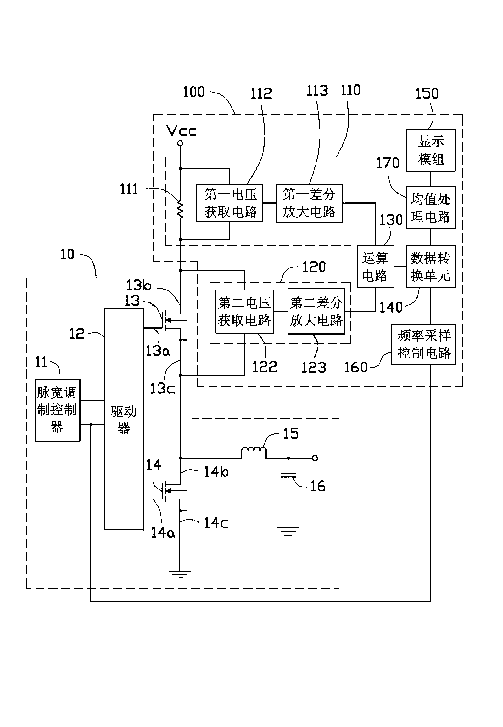 Power test circuit