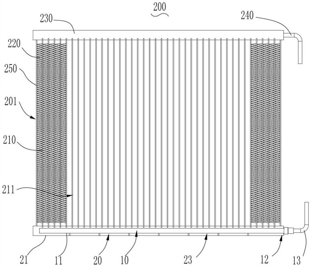 Liquid distribution pipeline assembly and heat exchange device