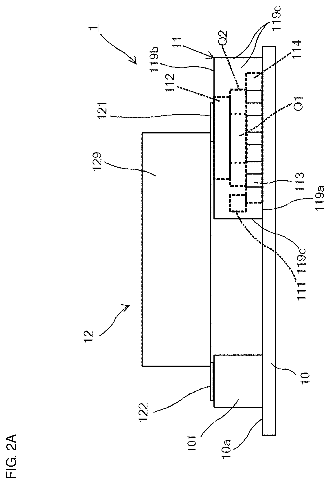 Control circuit module, electronic component connection structure, and power conversion device