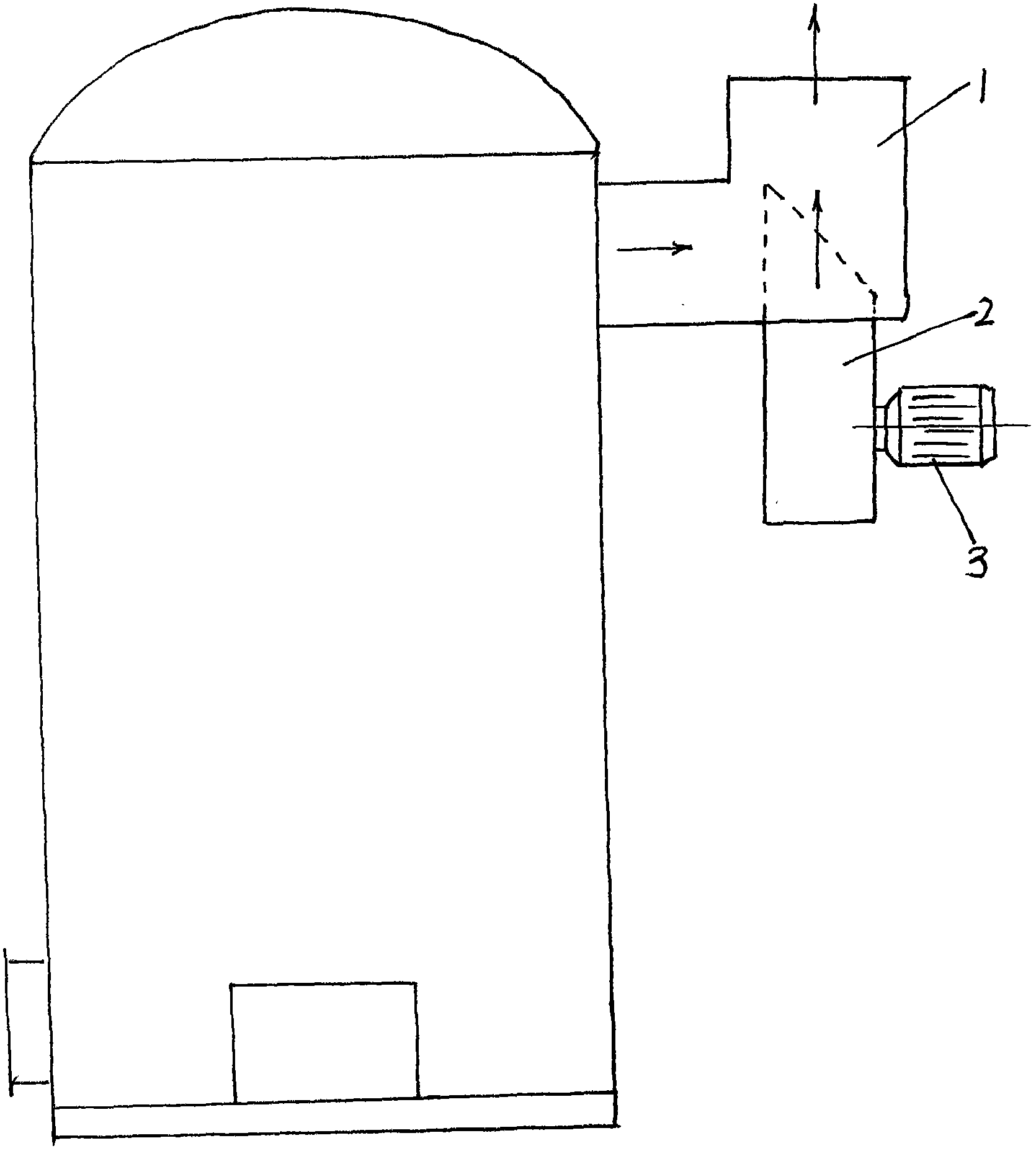 Smoke exhaust barrel with jet technology for hot-blast stove