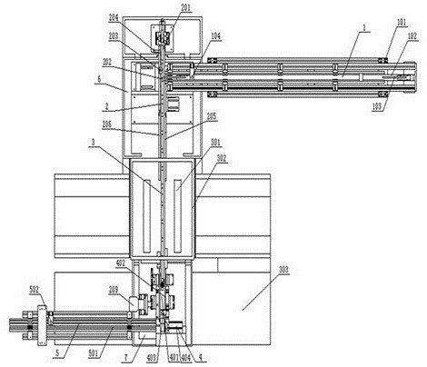 Efficient grinding machine special for sliding blocks