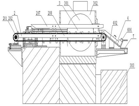 Efficient grinding machine special for sliding blocks