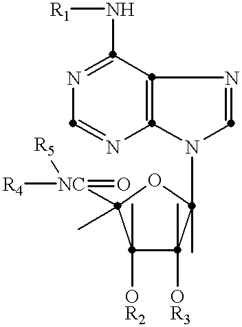 N-6 substituted-5'-(N-substituted carboxamido)adenosines as cardiac vasodilators and antihypertensive agents