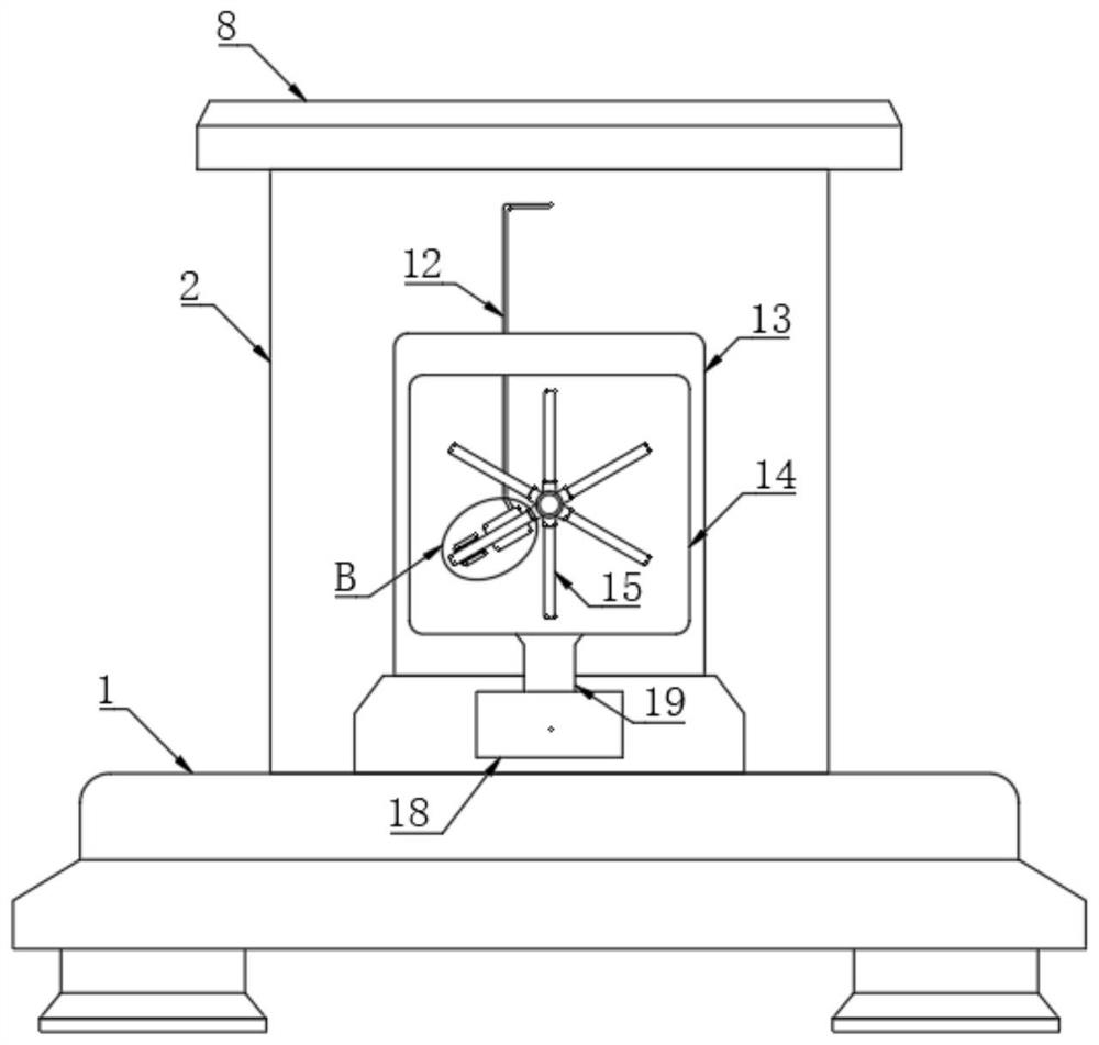 Dust suction structure for artware polishing device