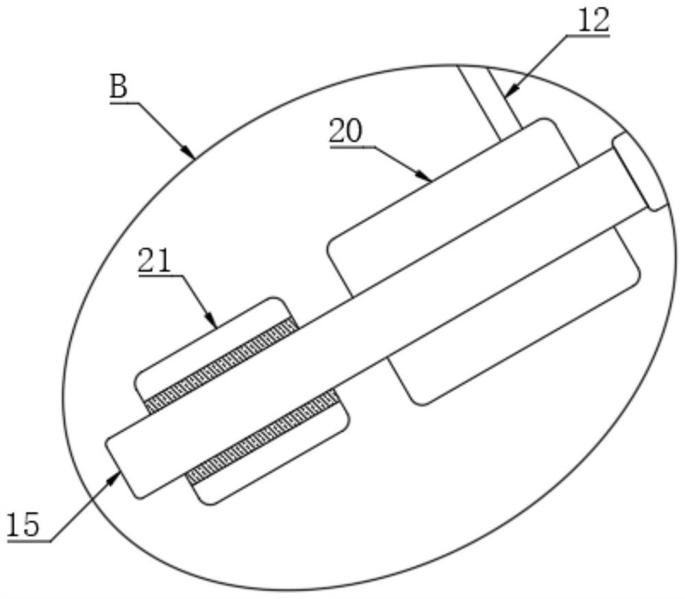 Dust suction structure for artware polishing device