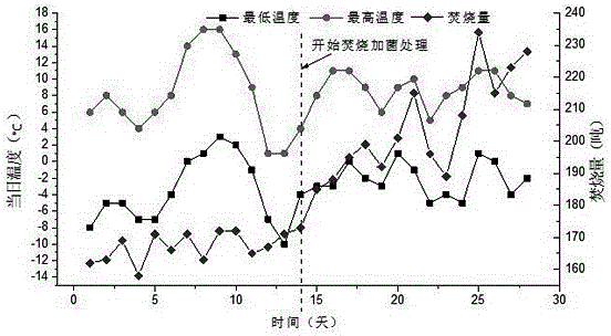 Microbial agent for garbage composting as well as preparation method and application thereof