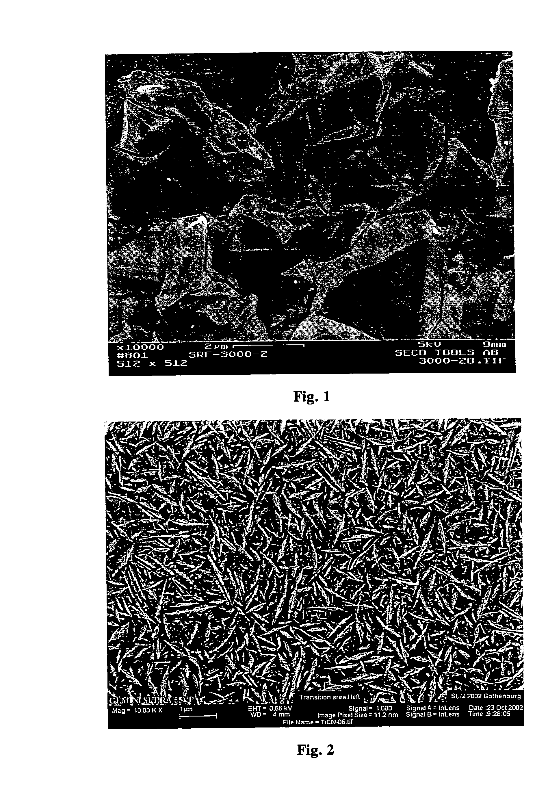 Layer with controlled grain size and morphology for enhanced wear resistance